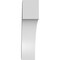 Ekena Millwork 6-in. W x 18-in. D x 24-in. H Westlake Architectural Grade PVC Knee Brace BRCP06X18X24WTL - alternate 3